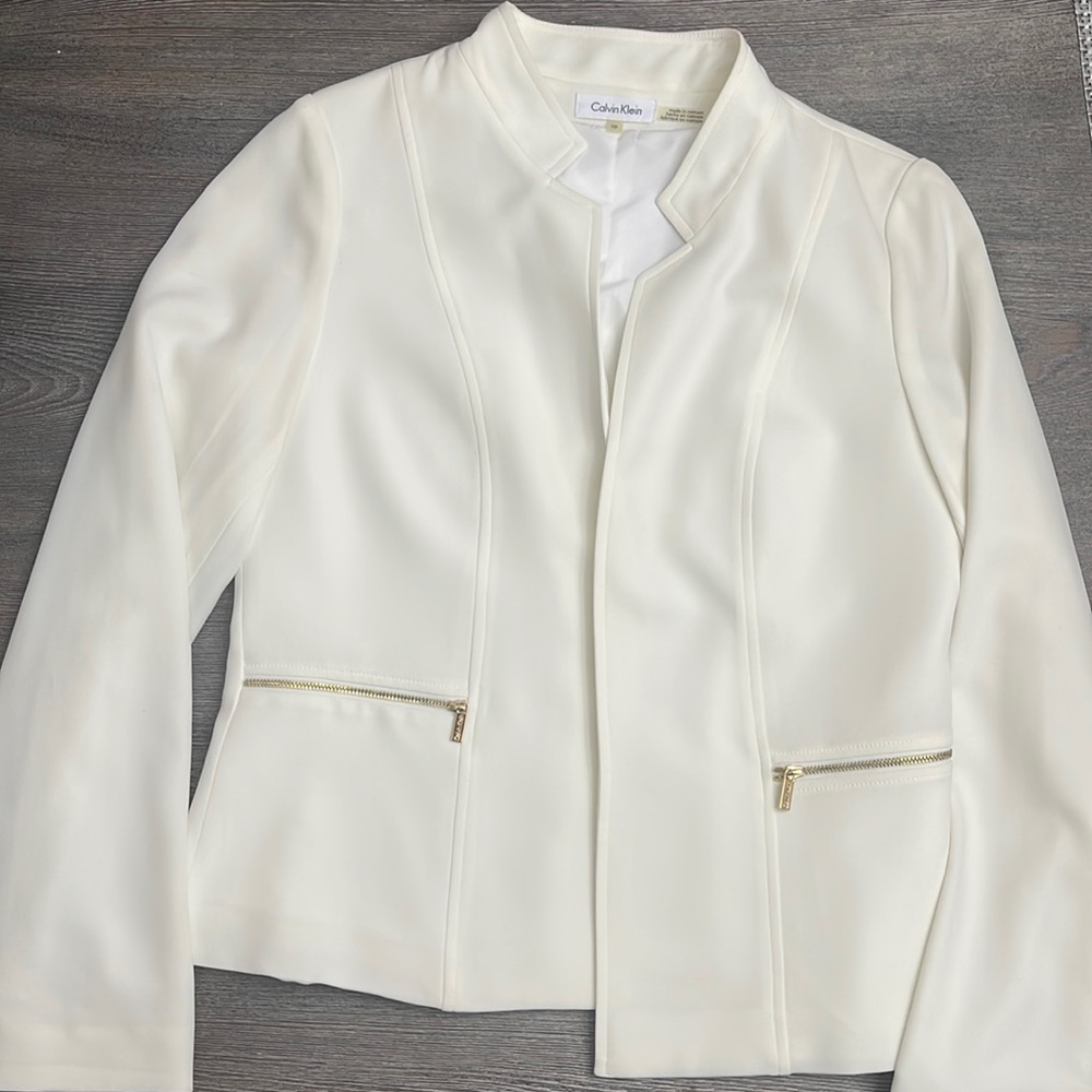 Beige Calvin Klein Blazer